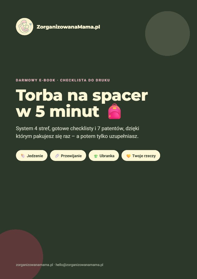 Okładka e-booka Torba na spacer w 5 minut